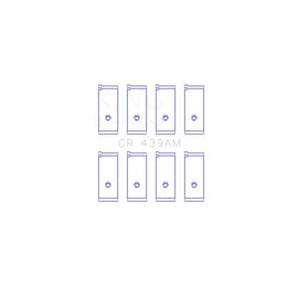 King Engine Bearings Connecting Rod Bearing Set for 1983-1986 Honda Prelude (CR 439AM)