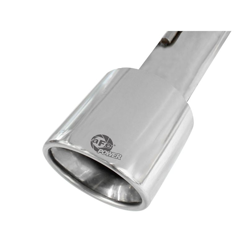 aFe Large Bore-HD 2-1/2in 409 Stainless Steel DPF-Back Exhaust System (49-46235)