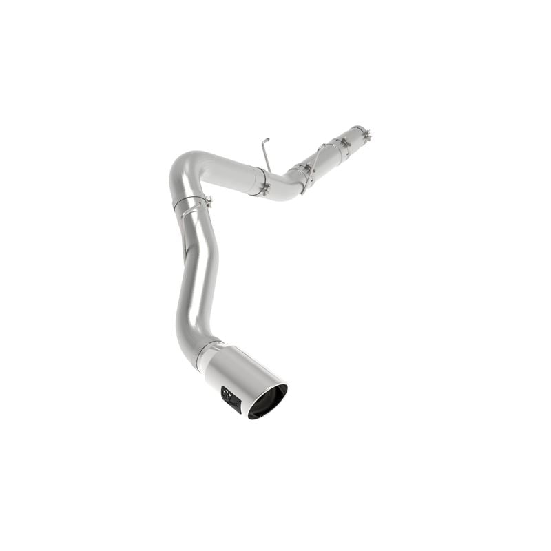 aFe ATLAS 5 IN Aluminized Steel DPF-Back Exhaust System w/Polished Tip (49-02078-P)