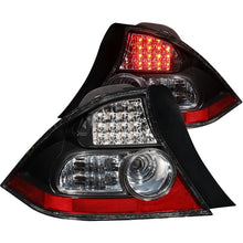 Load image into Gallery viewer, ANZO USA 2004-2005 Honda Civic LED Taillights Black (321035)