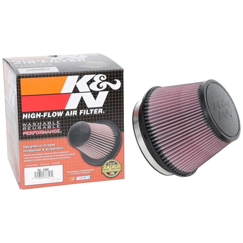 K&N Universal Clamp On Air Filter (RU-2960XD)