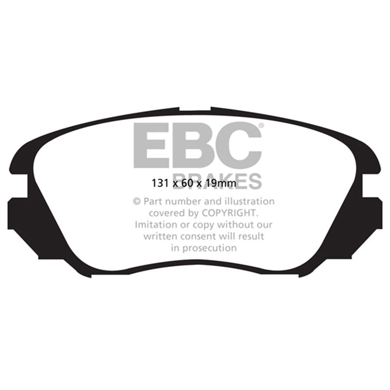 EBC Redstuff Ceramic Low Dust Brake Pads (DP32013C)