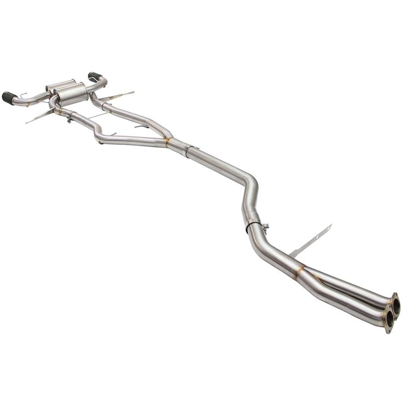 aFe MACH Force-Xp 3 IN to 2-1/2 IN Stainless Steel Cat-Back Exhaust w/ Black Tip (49-36328-B)