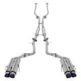 APEXi® N1-X Evolution Extreme 304 SS Resonated Header-Back Exhaust System w/Quad Rear (164KT201)