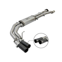 Load image into Gallery viewer, aFe Rebel Series 3 IN 409 Stainless Steel Cat-Back Exhaust System w/Black Tip (49-43091-B)