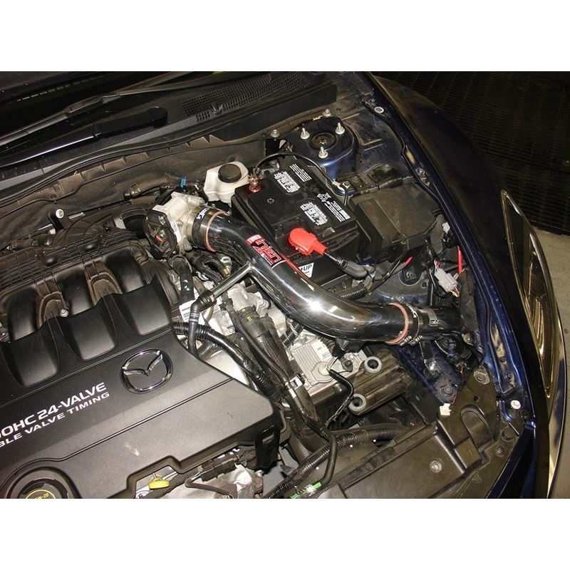 Injen 09-10 Mazda 6 3.7L V6 Black Tuned Cold Air Intake w/ MR Tech and Web Nano-Fiber Dry Filter (SP6069BLK)