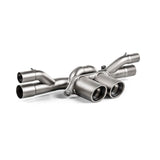 Akrapovic 2018 Porsche 911 GT3 (991.2) Slip-On Race Line (Titanium) w/o Tail Pipe Set (S-PO/TI/8)