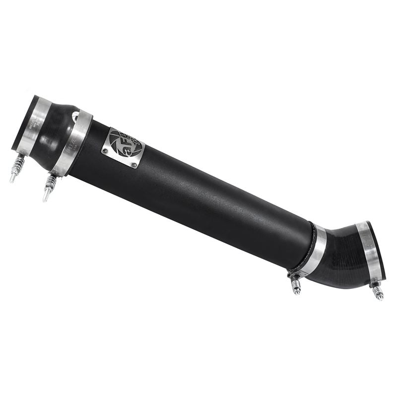 aFe BladeRunner 3-1/2 IN Aluminum Cold Charge Pipe Black (46-20067-B)