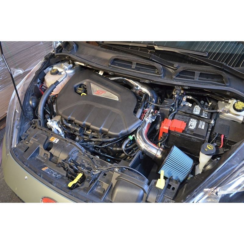 Injen 14 Ford Fiesta ST 1.6L Turbo 4Cyl Wrinkle Black Short Ram Intake w/MR Tech (SP9016WB)