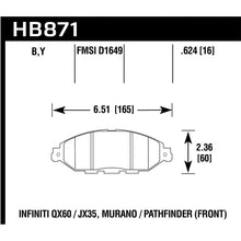 Load image into Gallery viewer, Hawk Performance HPS 5.0 Brake Pads (HB871B.624)