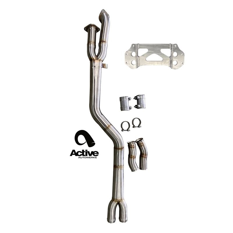 Active Autowerke G87 M2 Signature single mid - pipe with G - brace (11-118)