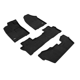 3D MAXpider Compatible with HONDA PILOT 8-SEAT 2016-2022 ELEGANT BLACK R1 R2 R3 (L1HD07304709)