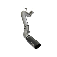 Load image into Gallery viewer, aFe Large Bore-HD 4 IN 409 Stainless Steel DPF-Back Exhaust System w/Black Tip (49-44085-B)