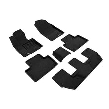 Load image into Gallery viewer, 3D Maxpider ELEGANT Floor Mat, BLACK, 1ST ROW/2ND ROW/3RD ROW (L1VV02004709)