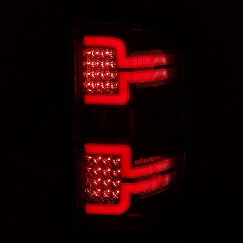 ANZO USA LED Taillights Red/Clear Lens, Pair (311292)