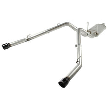 Load image into Gallery viewer, aFe Mach Force-Xp 3 IN Cat-Back Exhaust System with Dual Gloss Black Tips (49-42013-B)