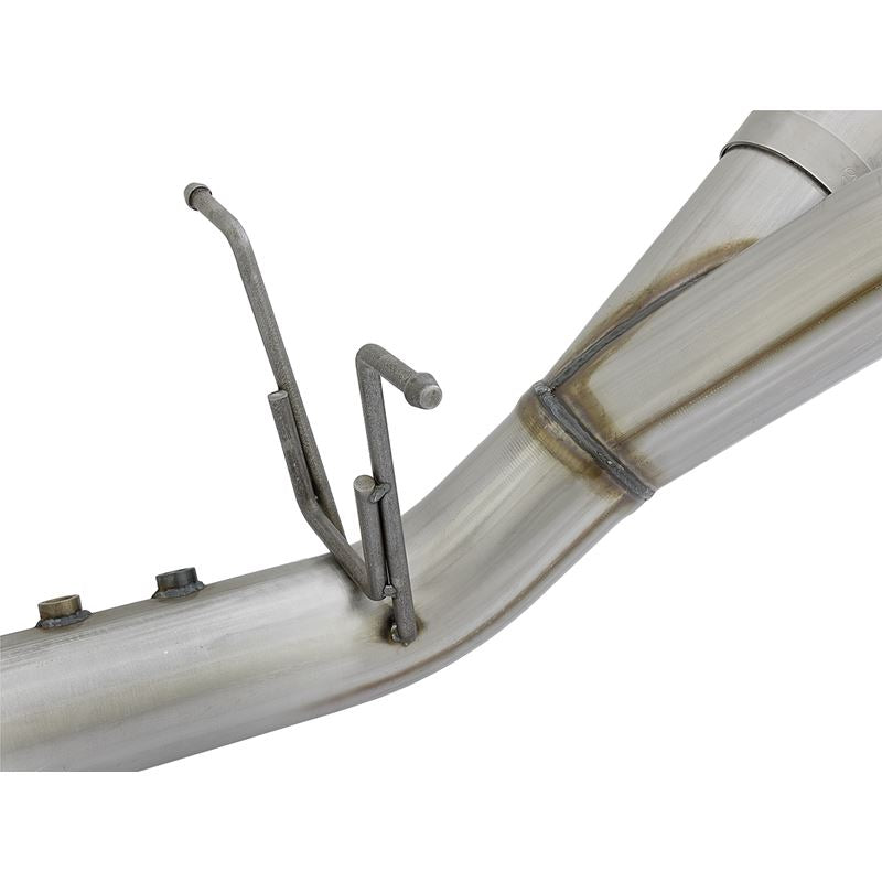 aFe ATLAS 4 IN Aluminized Steel DPF-Back Exhaust System w/ Polished Tip (49-04086-P)