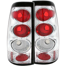 Load image into Gallery viewer, ANZO USA 1999-2002 Chevrolet Silverado 1500 Taillights Chrome (211023)