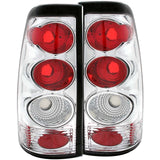 ANZO USA 1999-2002 Chevrolet Silverado 1500 Taillights Chrome (211023)