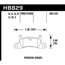 Load image into Gallery viewer, Hawk Performance HPS 5.0 Brake Pads (HB829B.594)