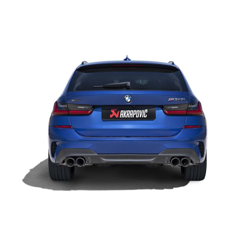 Akrapovic Evolution Line(Titanium) w/Carbon Tips(Req Link Pipes) for 2020-2021 BMW M340i(S-BM/T/17H)