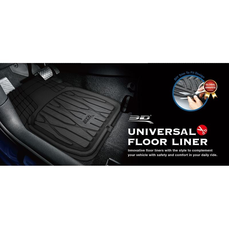 3D Maxpider KAGU FLOOR MAT, BLACK, UNIVERSAL (2099M-09-FR4)