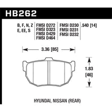 Load image into Gallery viewer, Hawk Performance HP Plus Brake Pads (HB262N.540)