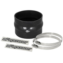 Load image into Gallery viewer, aFe Cold Air Intake System (4 IN ID x 3 IN L) Straight Coupler w/ Hump - Black (59-00041)