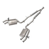 aFe Gemini XV 3in to Dual 2-1/2in Cat-Back Exhaust System w/ Cut-Out for 22-23 Kia Stinger L4-2.5L Turbo (49-37024)