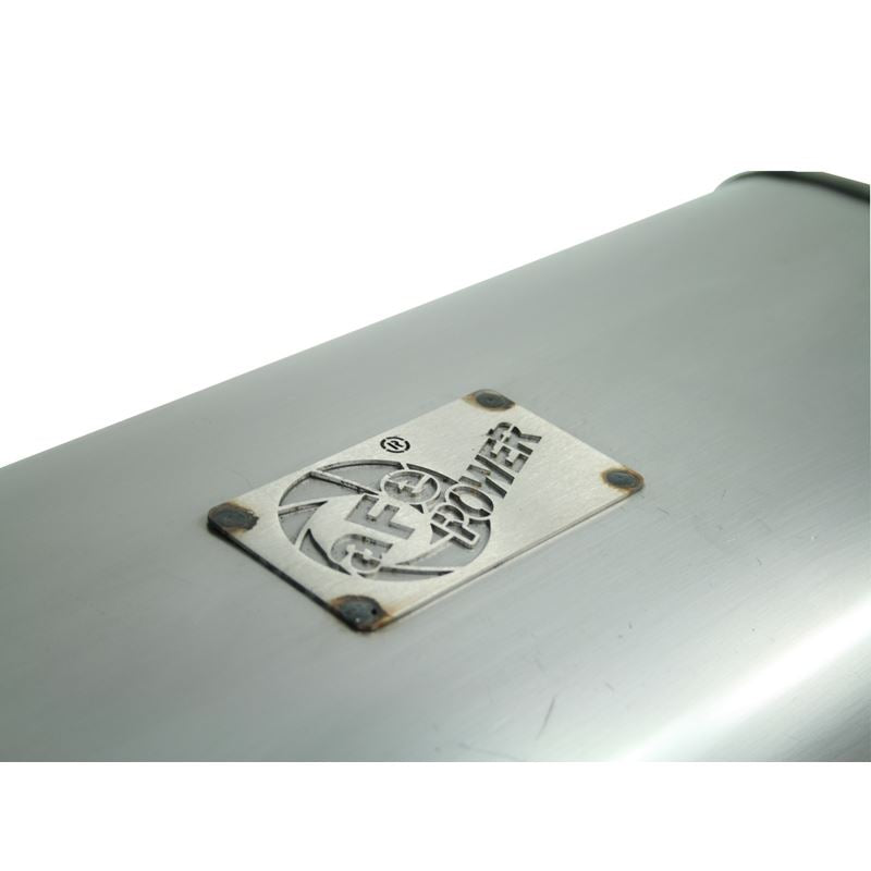 aFe MACH Force-Xp 3 IN 409 Stainless Steel Cat-Back Exhaust System w/Black Tip (49-43043-B)