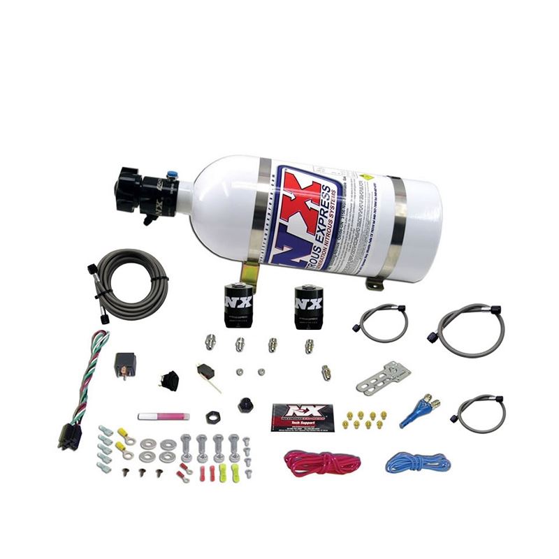 Nitrous Express All Ford EFI Single Nozzle Nitrous Kit (35-150HP) w/10lb Bottle (20922-10)