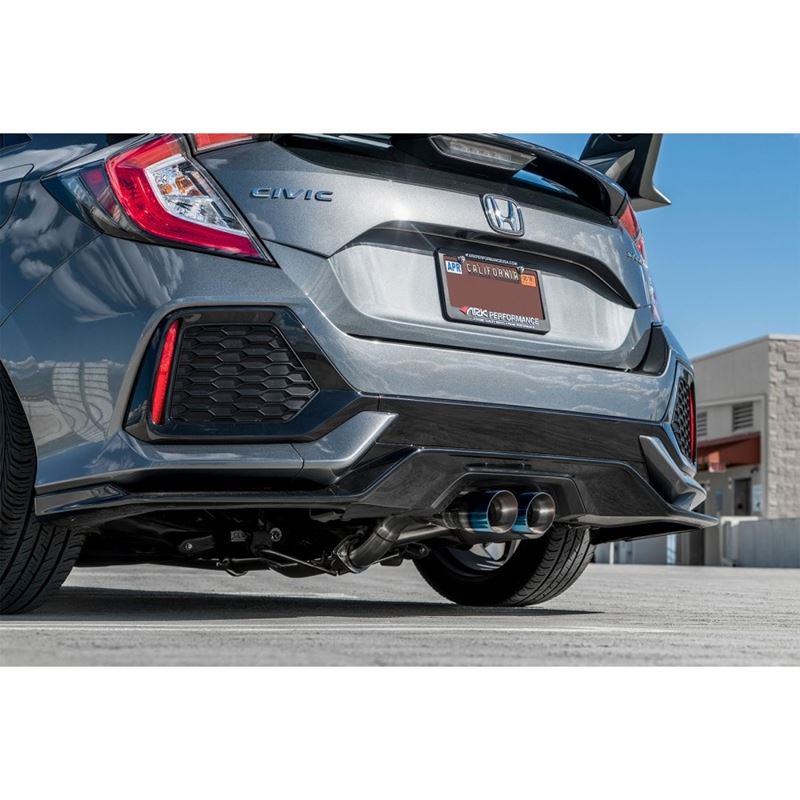 Ark Performance DT-S Exhaust System for 2016+ Honda Civic Sport FK7 Hatchback, Burnt Tip(SM0604-0216D)