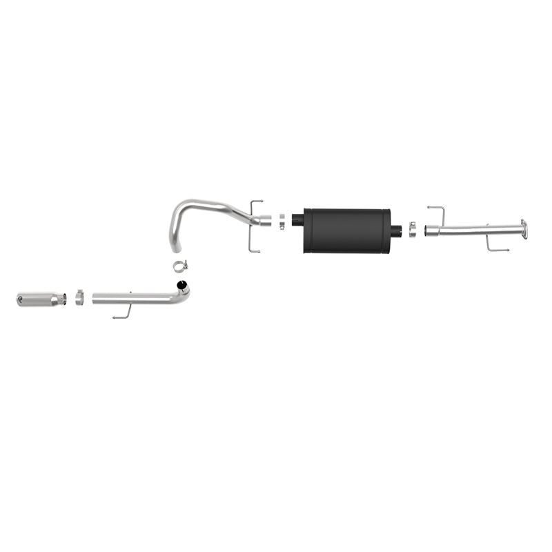 aFe MACH Force-Xp 2-1/2 IN 304 Stainless Steel Cat-Back Exhaust System w/Black Tip (49-36040-1B)