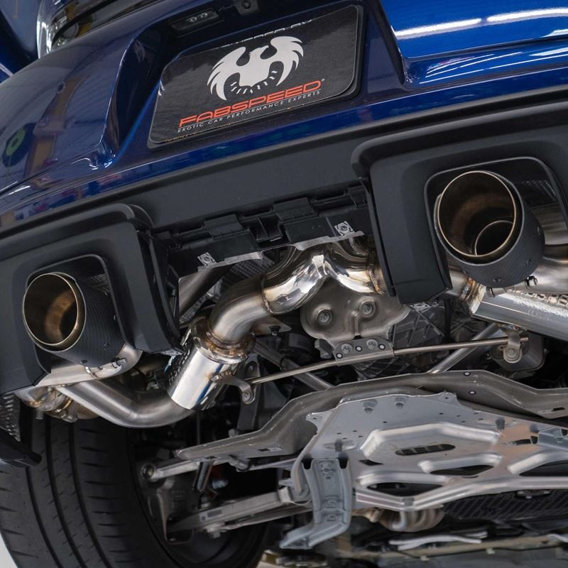 Fabspeed 718 GT4/GTS/Spyder Valvetronic X-Pipe Exhaust System (20+) (FS.POR.718GT4.VLVP)