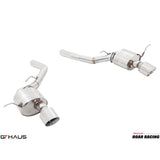 GTHAUS American GTS - Roar Super Racing series Exhaust; 2x130mm (Round Split); Stainless Steel (JE0141534)