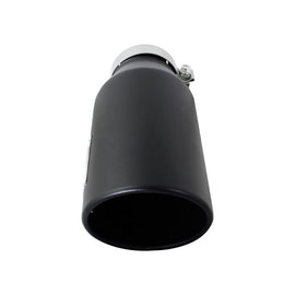 aFe MACH Force-Xp 409 Stainless Steel Clamp-on Exhaust Tip Black (49T40601-B15)