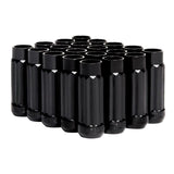 Blox Racing 12-Sided P17 Tuner Lug Nuts 12x1.25 - Black Steel - Set of 20 (BXAC-00145-BK)