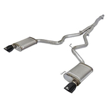 Load image into Gallery viewer, aFe MACH Force-Xp 3 IN to 2-1/2 IN Stainless Steel Cat-Back Exhaust w/ Black Tip (49-33084-B)