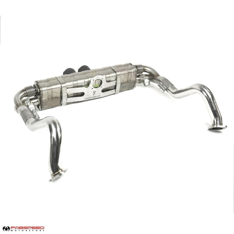 Fabspeed 981 Cayman GT4/Spyder Valvetronic GT3 Muffler Conversion Kit (FS.POR.981GT4.GT3CKP)