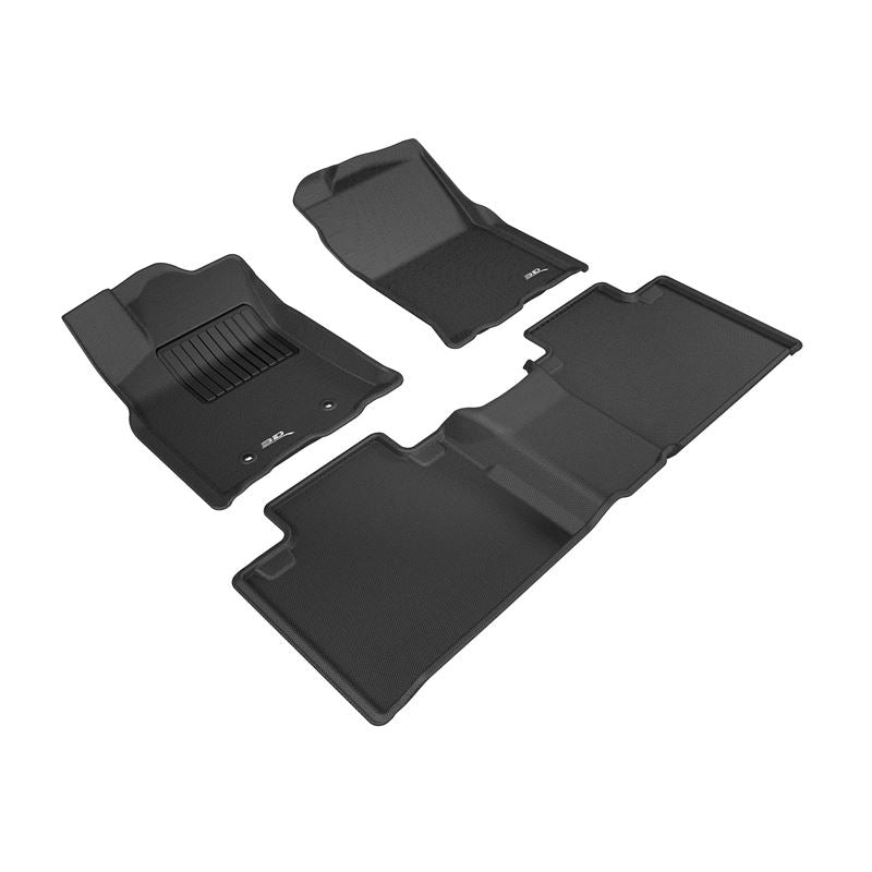 3D Maxpider KAGU Floor Mat, BLACK, 1ST ROW/2ND ROW (L1TY23101509)