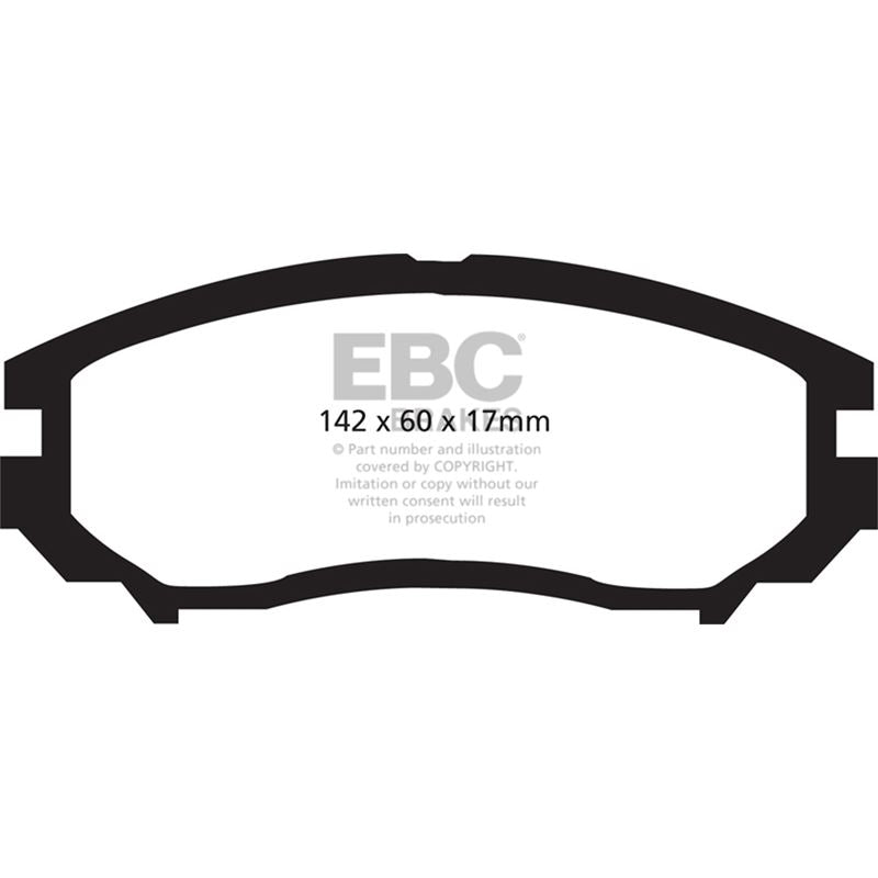 EBC Greenstuff 2000 Series Sport Brake Pads (DP21755)