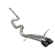 Load image into Gallery viewer, Takeda 3 IN 304 Stainless Steel Cat-Back Exhaust System w/Black Tip (49-33083-B)