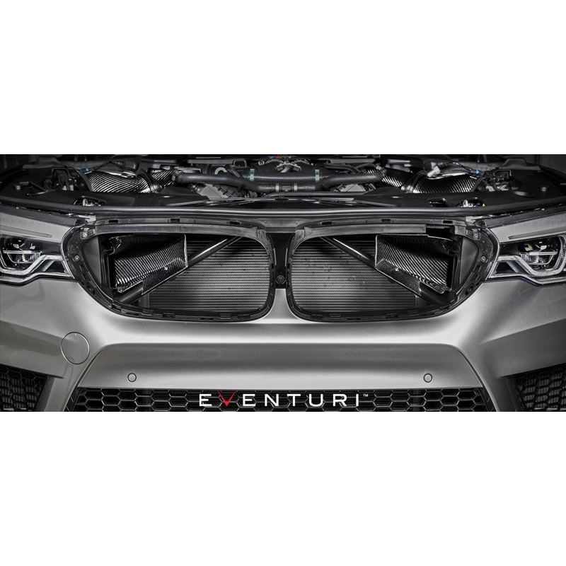 Eventuri BMW F90 M5/ F92 M8 - Black Carbon Intake with shroud set - V2 (EVE-F9XM5M8-CF-INT)