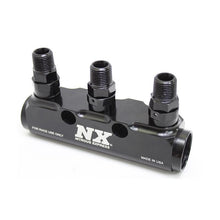 Load image into Gallery viewer, Nitrous Express Fuel Log 3 Port w/ Fittings (15843)