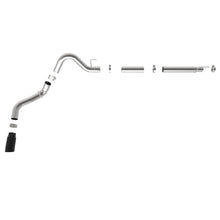 Load image into Gallery viewer, aFe Large Bore-HD 4 IN 409 Stainless Steel DPF-Back Exhaust System w/ Black Tip (49-43106-B)