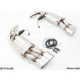 GTHAUS Meistershaft GTC (EV Control) Exhaust; 4x120x80mm (Separated Oval: 63 AMG); Stainless Steel (ME0911618)