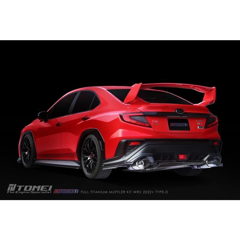 TOMEI FULL TITANIUM MUFFLER EXPREME Ti WRX 2022+ TYPE-D (TB6090-SB06B)