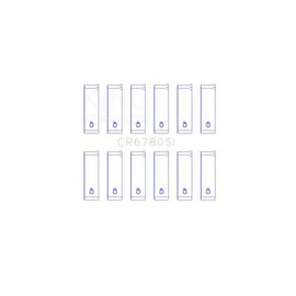 King Engine Bearings Connecting Rod Bearing Set for 2005-2010 Chrysler 300 (CR6780SI)