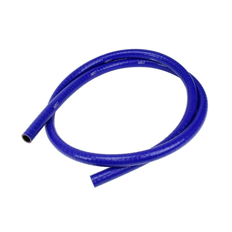 HPS Performance 1/2in Oil Resistant High Temperature Reinforced Silicone Hose Blue (FKM-7F-050-BLUE)