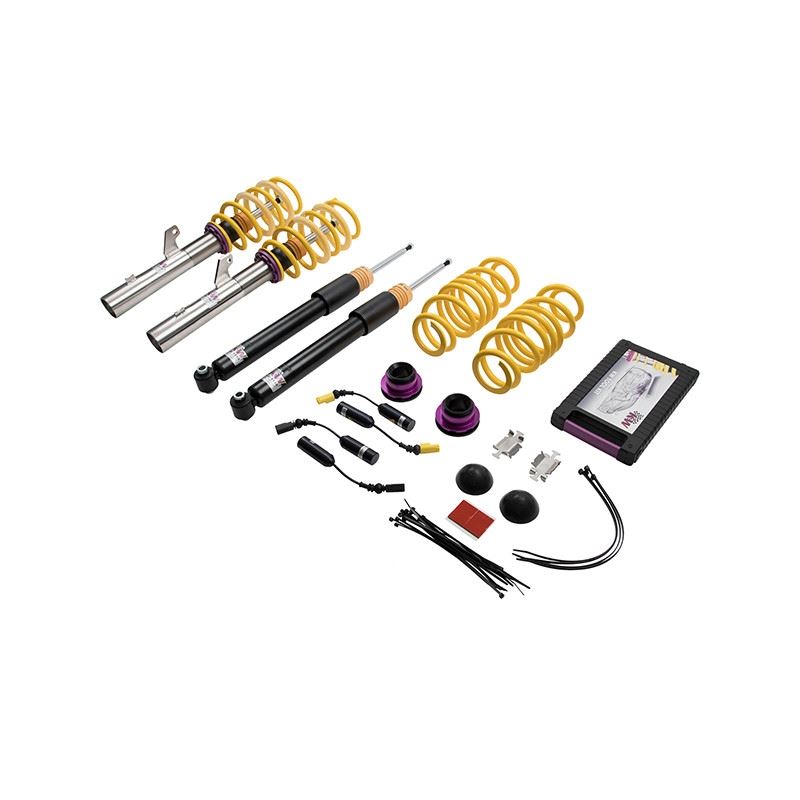 KW Suspension Coilover Kit V1 Bundle for Audi Q5 SQ5 (FY) Quattro w/ electronic damper (102100BZ)